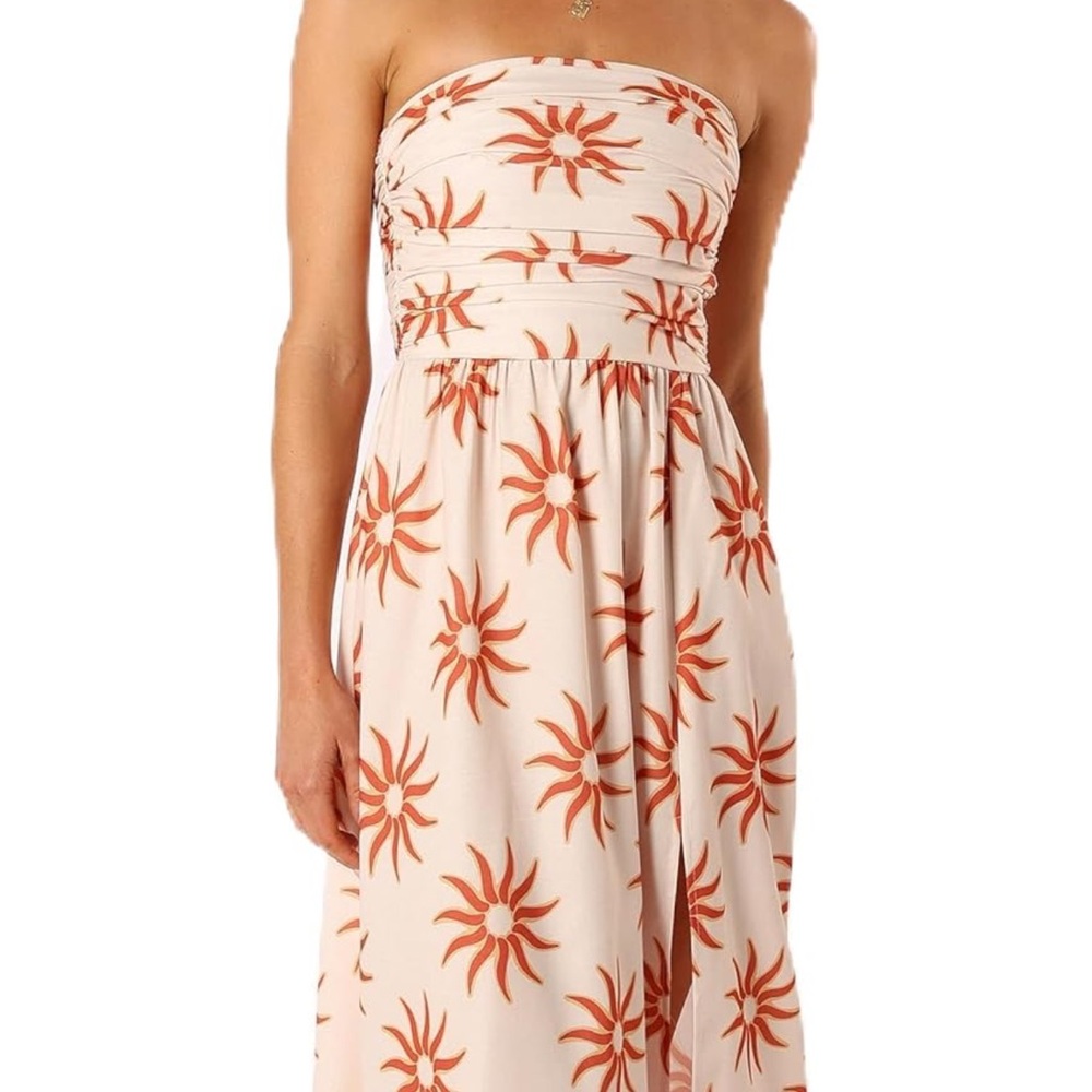 Petal and Pup Strapless Ryder Midi Dress